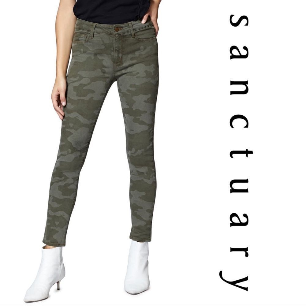 Sanctuary NWT Camo‎ High-Rise Skinny Jeans - Women’s 27